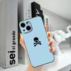 Черный Чехол-череп для iPhone 17 16 15 11 12 14 13 Pro Max Mini X XS XR 7 Plus 16E Air Ударопрочный Мягкий Силиконовый Чехол Fundas