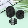 50Pcs Bottom Grid Mat Multi-Function Flowerpot Mesh Pad Hole Bonsai Basin Bottom Breathable Gasket Gardening Accessories