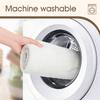 Retro Striped Cream Style Bathroom Mat Faux Cashmere Soft Shower Rug Non-Slip Solid Color Toilet Foot Pad Floor Carpet