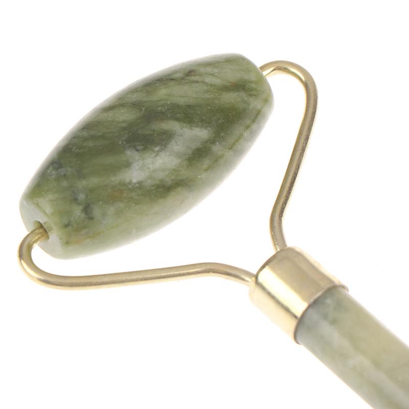 Роликовые и гуаша инструменты от Natural Jade Скребок Массажер с камнями для лица