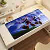 Большой игровой коврик для мыши с нескользящей основой, прошитыми краями, в винтажном стиле с персонажами Cuphead, настольный коврик для работы, игр и ежедневного использования