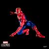 Hasbro Серия Marvel Legends «Магия»: "Сбор" Паук-Человек с боевыми повреждениями 15 см Игрушка-фигурка + Лимитированная фольгированная коллекционная карточка