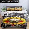 Guns N'roses Band Retro Bedding Sets Exquisite Bed Supplies Set Bed Comforter  Luxury Birthday Gift Duvet Cover Set