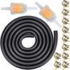 Petrol Hose Motorcycle Fuel Filter Hose Kit 2 Meters Ø 6Mm Fuel Line 2 Pieces 6Mm/8Mm Petrol Filter 10 Pieces Hose Clamps For Cars Car Motorcycle Law