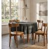 Nappe Ronde En Gaze De Coton 180 Cm Gaia Granit