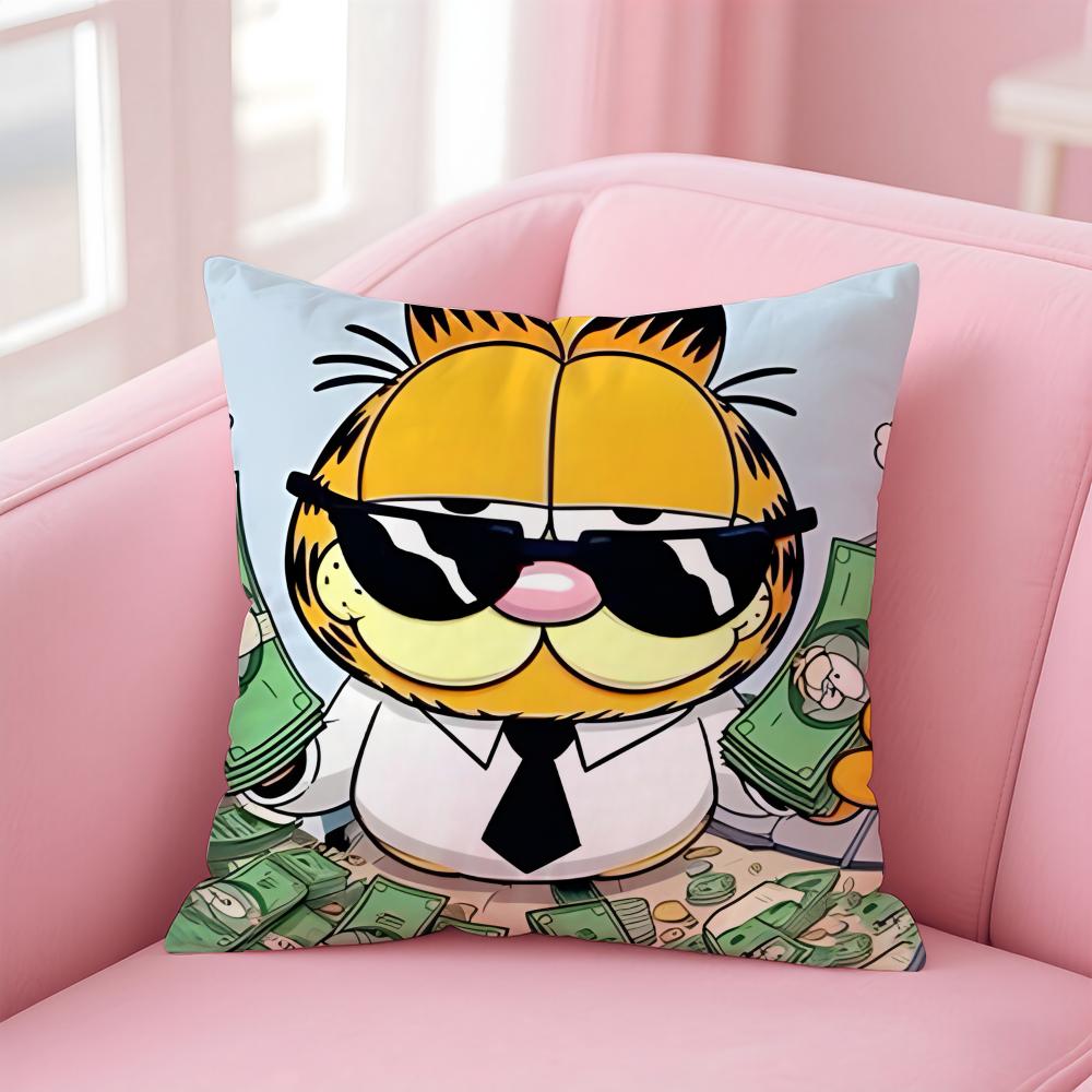 Милая наволочка G-GarfieldS Удобная двусторонняя наволочка Идеально подходит для автомобиля, дивана, спальни и многого другого