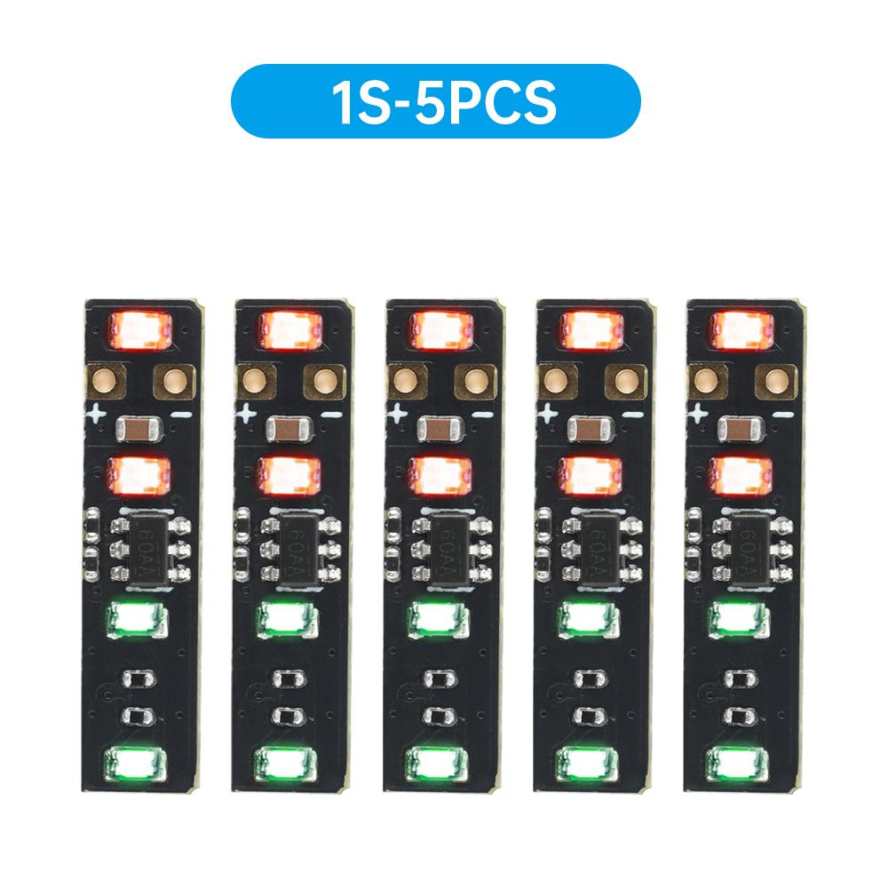 5PCS DC 3.7-4.2V 1S Battery Power Display Module LED Battery Power Meter Indicator for 18650 21700 14500 Lithium Batteries
