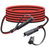 Leehitech 4.6M SAE To SAE Extension Cable 14AWG with Dustproof Waterproof Cover SAE Solar