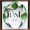 Retro Multifunctional Lazy Magnetic Silk Scarf With Diamond Studded Magnetic Buckle Small Scarf Headband For Women