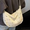 Сумки с пуховым наполнителем Корейские сумки в форме пельменей Универсальные сумки Ins-style на одно плечо Сумки через плечо для женщин