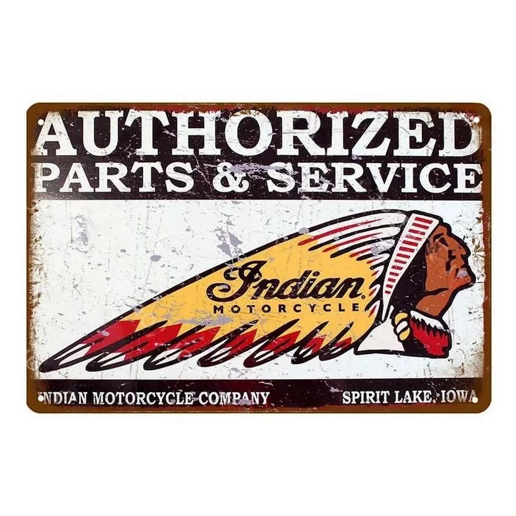 Металлические таблички Жестяные знаки Старые мотоциклы Настенное украшение Винтажные художественные плакаты Железная живопись для мужской комнаты Дома Кафе Садового клуба Бара