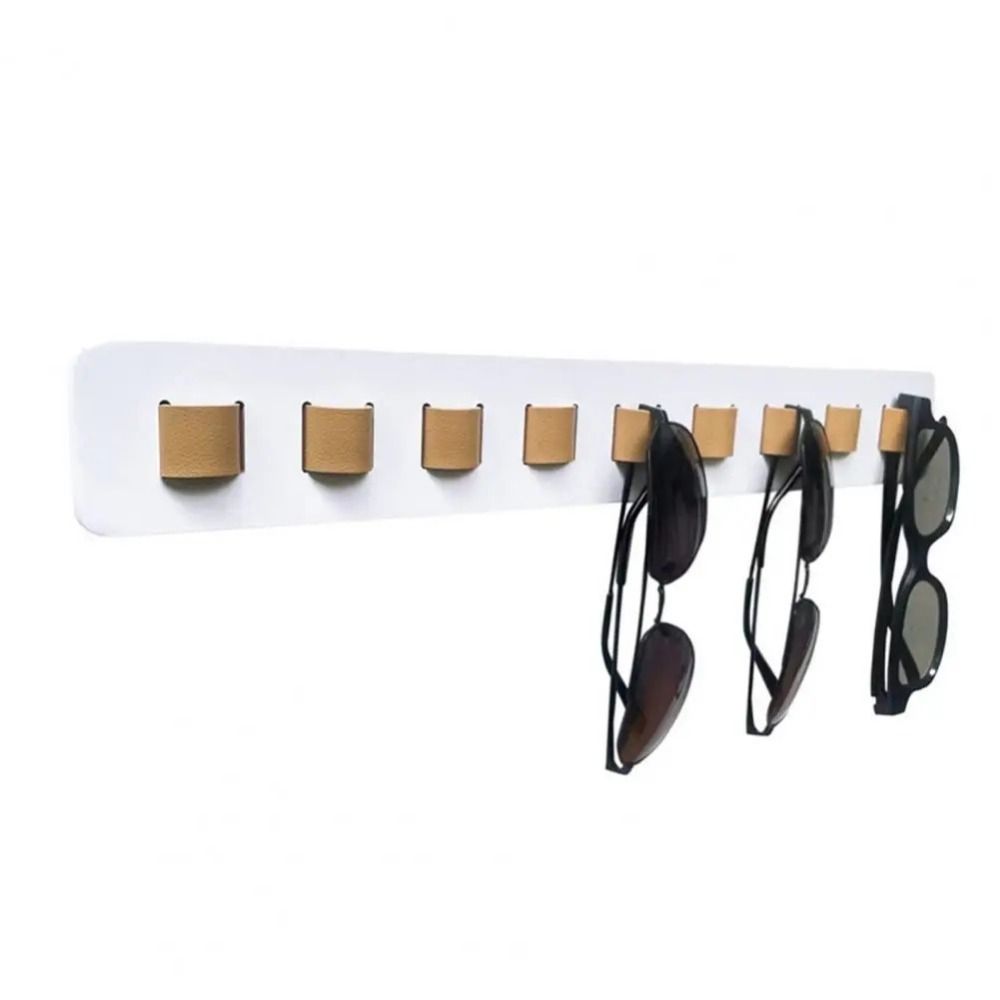 Self-adhesive Eyewear Display Rack Wall Mounted Glasses Hanger Eyeglass Storage Shelf Countertop