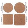 Heat Resisten Non-slip Heat Resistent Wooden Cup Mat Cup Mat Pad Cup Costers Drink Coasters Cup Mat