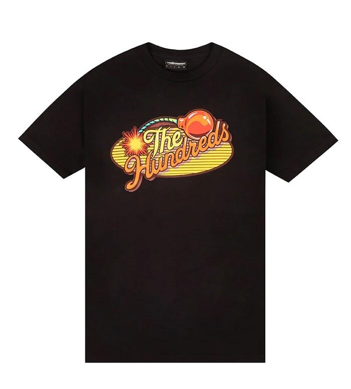 Новый с биркой Футболка The Hundreds Slant Machine Черная Унисекс Футболка