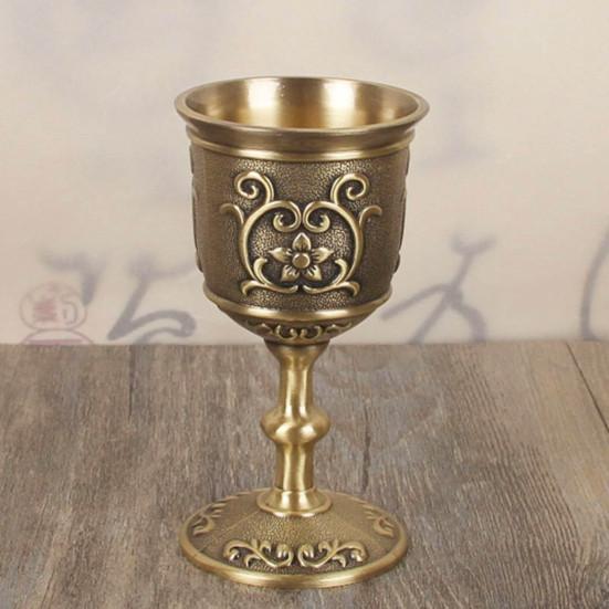 Practical Anti-fall Electroplating Nice-looking Antique Mini Wine Pot Cups Party Decor Wine Jug