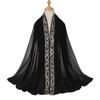 New Pearl Chiffon Embroidered Sequins Decorative Wrap Headscarf, Malaysia Indonesia Fashion Lace Ladies Scarf