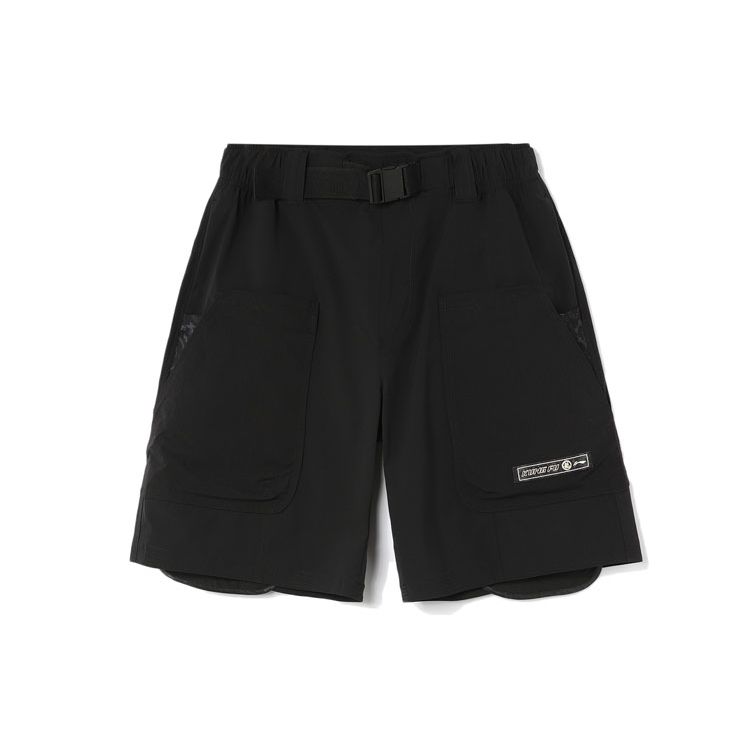 Li Ning X Jackie Chan Collaboration Kung Fu Series Multi-Pocket Casual Sports Shorts Men Shorts Black AKSR227-1