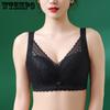 Бюстгальтер на косточках Женский бюстгальтер большого размера Без поролона Летний тонкий бюстгальтер Полная чашка Бюстгальтер против провисания