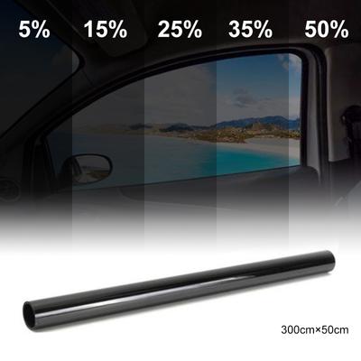 Темно-черная тонировочная пленка для окон автомобиля, стекло 5%-50% в рулоне, летняя тонировка окон автомобиля, дома, стекла на солнечной энергии