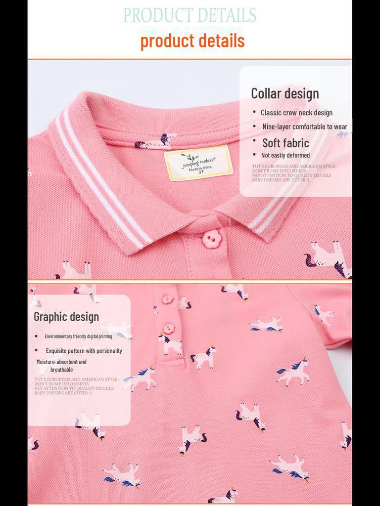 Платье принцессы-единорога для девочек - европейско-американский стиль, с длинным рукавом, осенняя коллекция