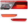 2x для BMW E70 X5 Pre-LCI 2007 2008 2009 LCI M Sport Package 2010-2013 Светодиодные отражатели заднего бампера Автомобильный стоп-сигнал заднего тормоза