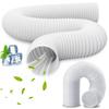 Flexible Hose Portable Ac Hose Connector Extra Long Pipe Air Conditioning Pipe  Exhaust Vent
