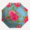 1pc Floral Pattern Automatic Opening/Closing Folding Umbrella with 8 Ribs,Windproof Portable Sunshade Umbrella Holiday gift yy260401034