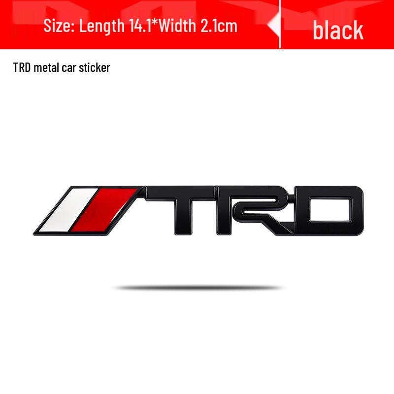 Металлический значок-наклейка на автомобиль Toyota TRD Sport