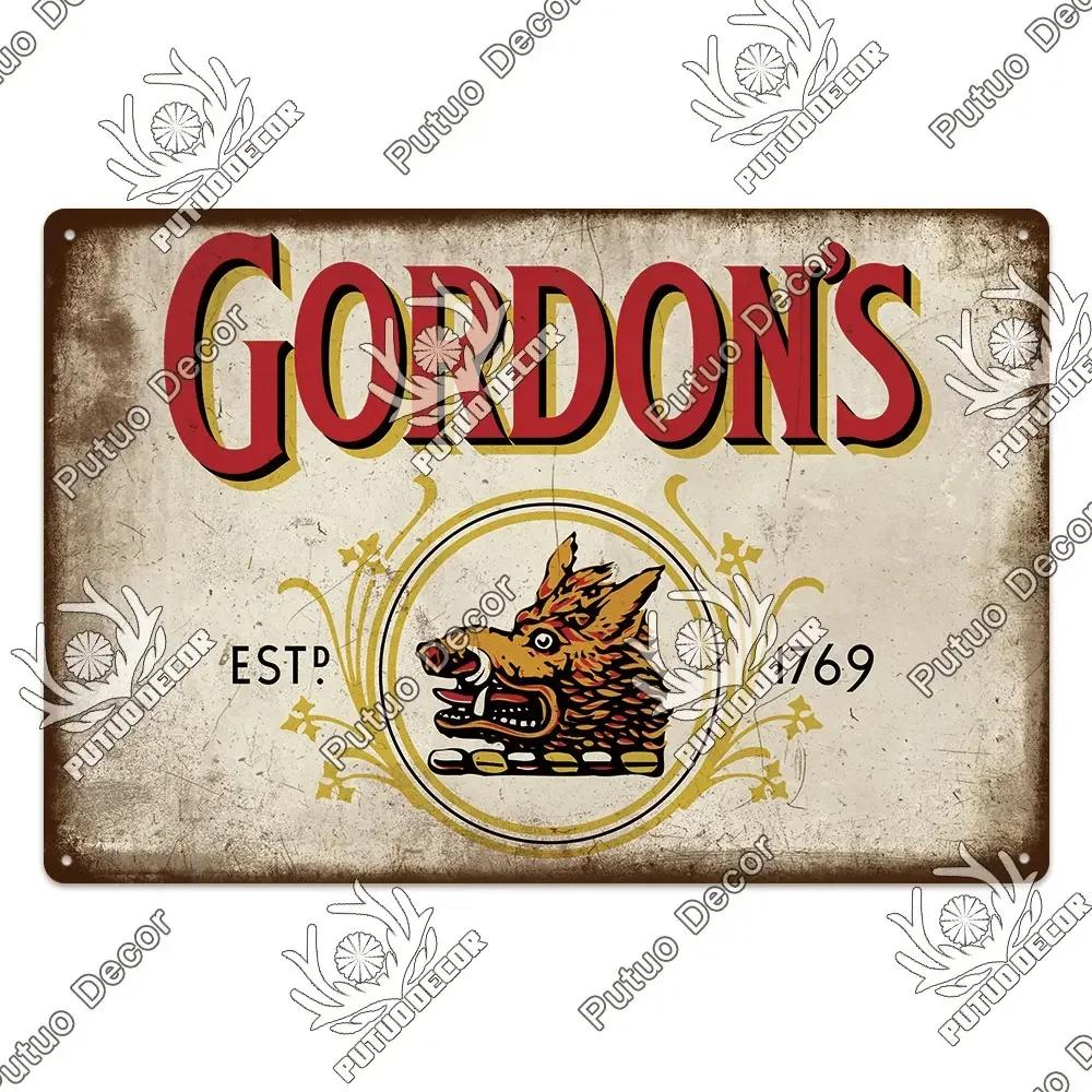 Putuo Decor's Belgium Beer Metal Plaque Retro Wall Art for Pub Bar Man Cave Club Vintage Style Decorative Sign