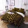 Dragon Scale Bedding Duvet Cover Set King Queen Size Wild Animal Skin Bedding Set Glitter Psychedelic Animal Comforter Cover