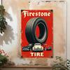 Металлическая вывеска Hisun HD, Металлическая вывеска Firestone Tire, Винтажная ретро металлическая жестяная вывеска для декора стены гаража