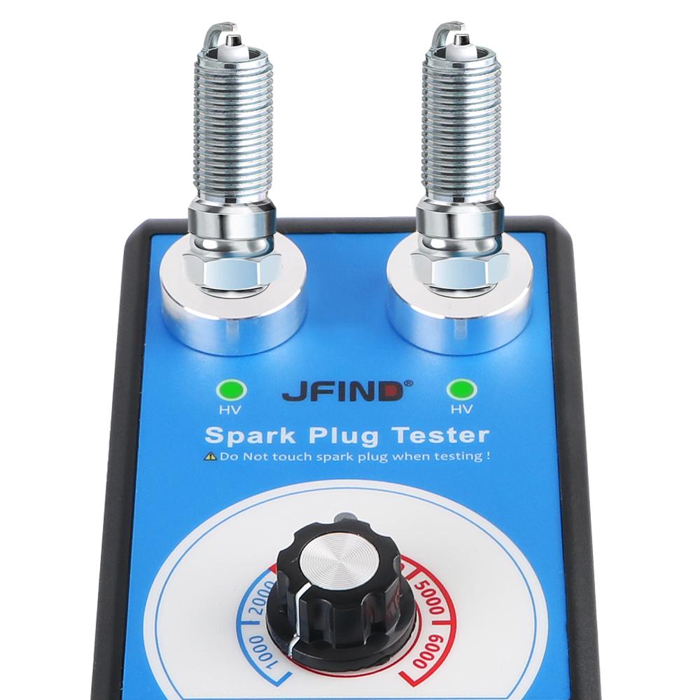 13 мм до 12 В автомобильный детектор анализатор зажигания инструменты 110 В 220 В Jfind JF109 двойной отверстие автомобиль мотоцикл автоматический тестер свечей зажигания