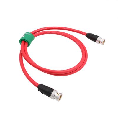 HT 12G 4K Raw SDI Коаксиальный видеокабель BNC к BNC Canare 75 Ом Гибкий Экранированный Красный для Камеры Монитора LV-61S 1.5М