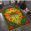 Vintage Drawing Dragonfly Print Carpet for Bedroom Living Room Bedside Sofa Floor Mat Modern Home Decor Area Rug for Gifts