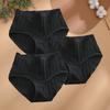 3 шт./комплект Женские S-3XL Бесшовные Хлопковые Трусы с Высокой Талией Однотонные в Полоску Высококачественные Трусы Женское Уютное Большого Размера Сексуальное Нижнее Белье