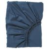 Простыня на резинке темно-синяя, ULLVIDE Fitted Sheet Dark Blue (180 x 200 cm),
