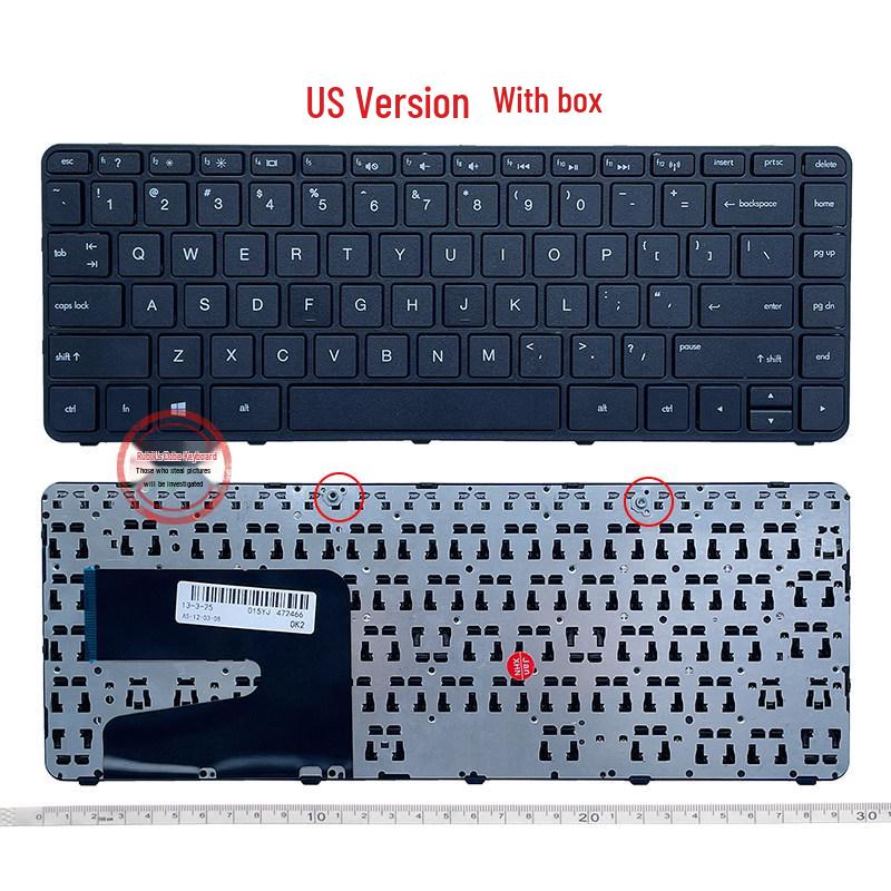 Совместимая клавиатура для HP 14-N/R TPN-Q129, 245, 240, 246, 248 G2/G3