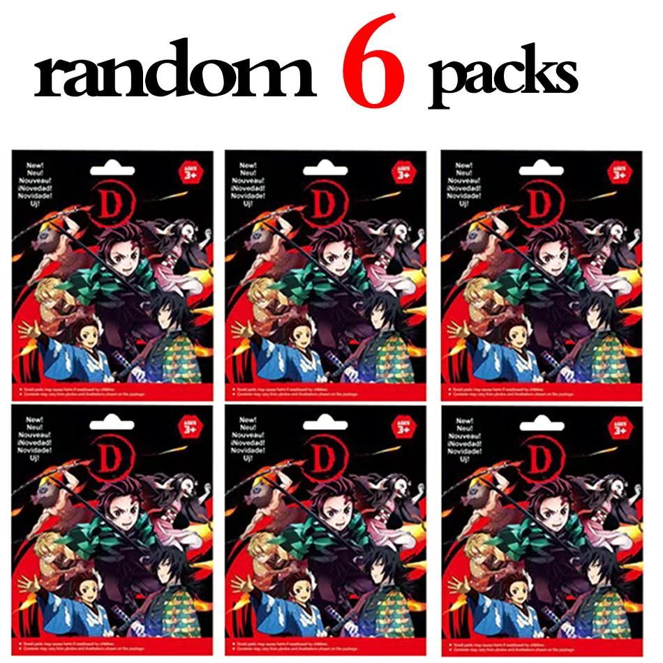 2-24 шт. Фигурки Аниме Клинок Рассекающий Демонов Mystery Box Blind Box Игрушки Подарки ПВХ модель Взрослые Декоративные Подарки на День Рождения Детей Рождество