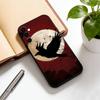 Чехол для телефона с вороной для Samsung Galaxy A73, A72, A71, A70, A53, A52, A51, Других Мягкая черная крышка