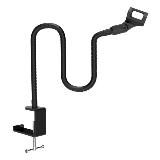 Gooseneck Microphone Arm Stand 360 Degree Flexibility Heavy Duty Desk Clamp Universal Mic Holder Clip