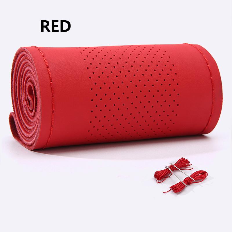 Противоскользящий чехол на руль автомобиля. Сшитые вручную чехлы на руль автомобиля подходят для 90% моделей на рынке.