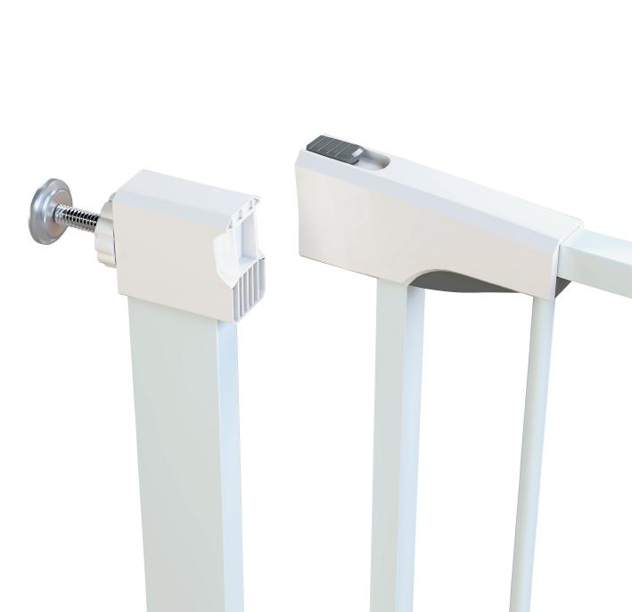 Stair safety gate for dogs, width 173-180cm, door barrier, expandable