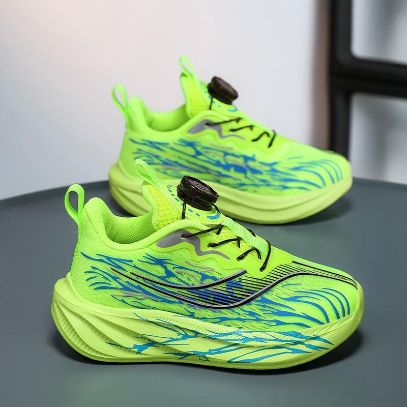 Boys Running Shoes Mesh Breathable Lightweight Kids Sports Sneakers