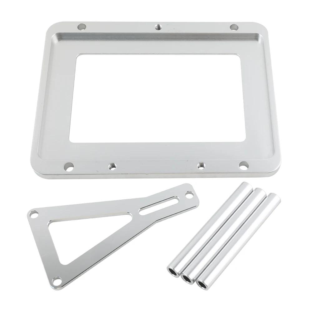 Billet Aluminum Universal Battery Tray Hold Down Trunk battery Relocation Box For Racing Battery Mount