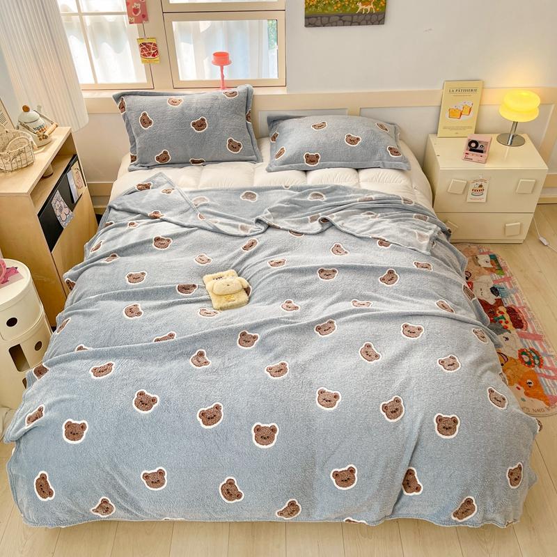 Мультяшное розовое клубничное фланелевое одеяло для детей и девочек, мягкое теплое легкое покрывало для дивана-кровати, путешествий, кемпинга, подарков