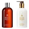 Molton Brown Neon Amber Shower Gel & Oud Gold Leaf Body Lotion Set