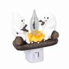 Ghost Campfire Flickering Nightlight US Plug Spooky Campfire Light  Home Decor