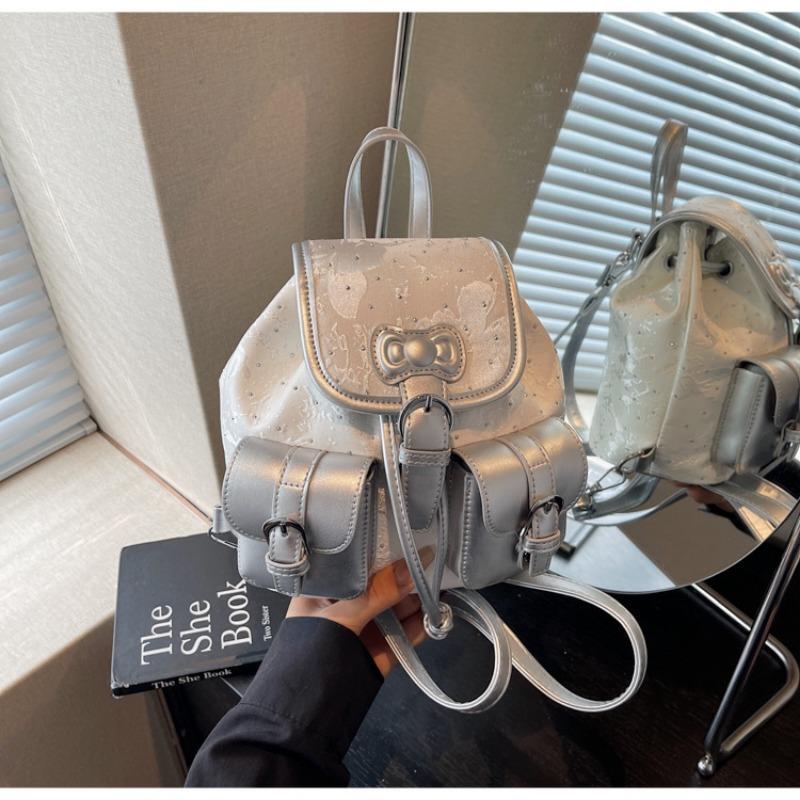 Рюкзак Женский Модный Нишевый Дизайн Студенческий Школьный Рюкзак Сумка-Ведро Премиальный Повседневный Легкий Дорожный Рюкзак