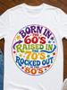 Women's Plus Size Vintage T-Shirt - 60s 70s 80s Retro Style Soft Short Sleeve Round Neck Tee, Loose