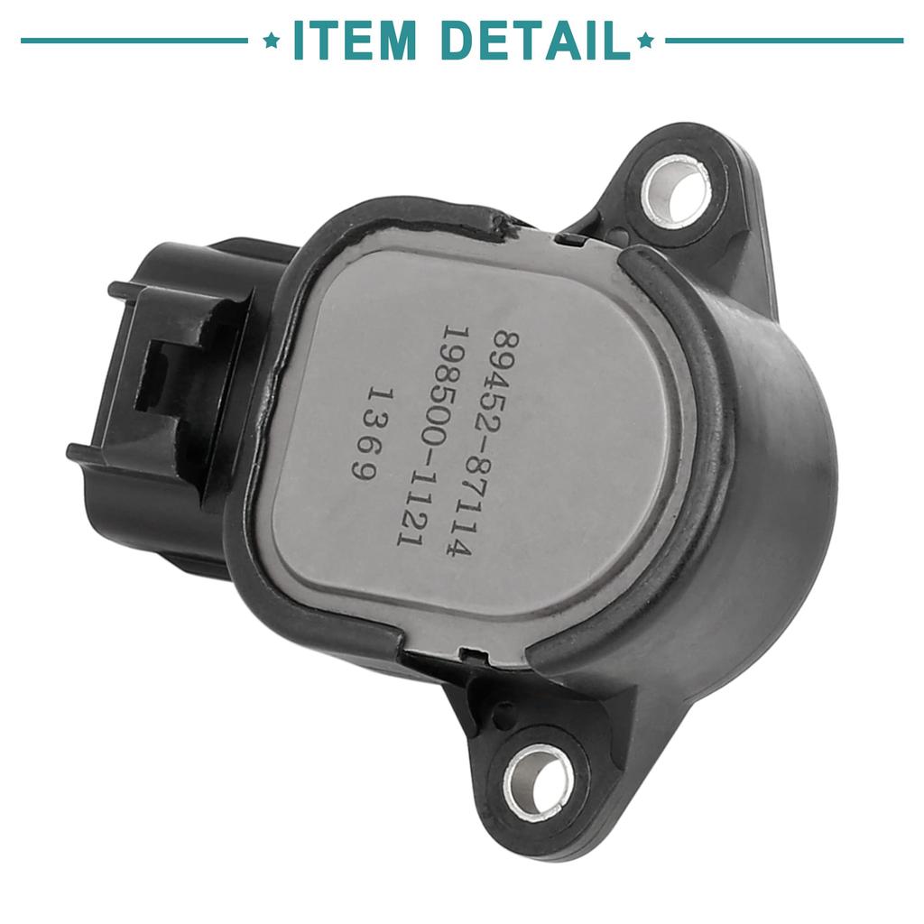 ACROPIX 89452-87114 Датчик положения дроссельной заслонки автомобиля Замена для Toy ota Совместим с Duet Cami, Черный, 1 шт.